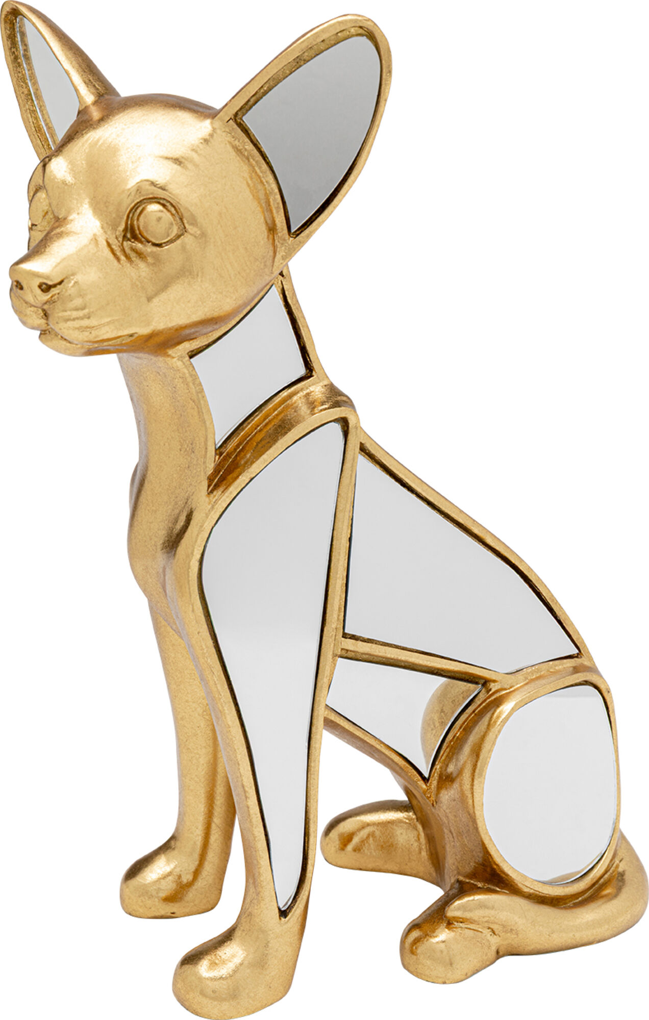 Figurka dekoracyjna Dog Mirror 33cm – obraz-1