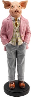 Dekorfigur Gentleman Pig, 44cm – bild-1.