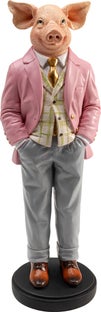 Figurka dekoracyjna Gentleman Pig 44cm – obraz-1
