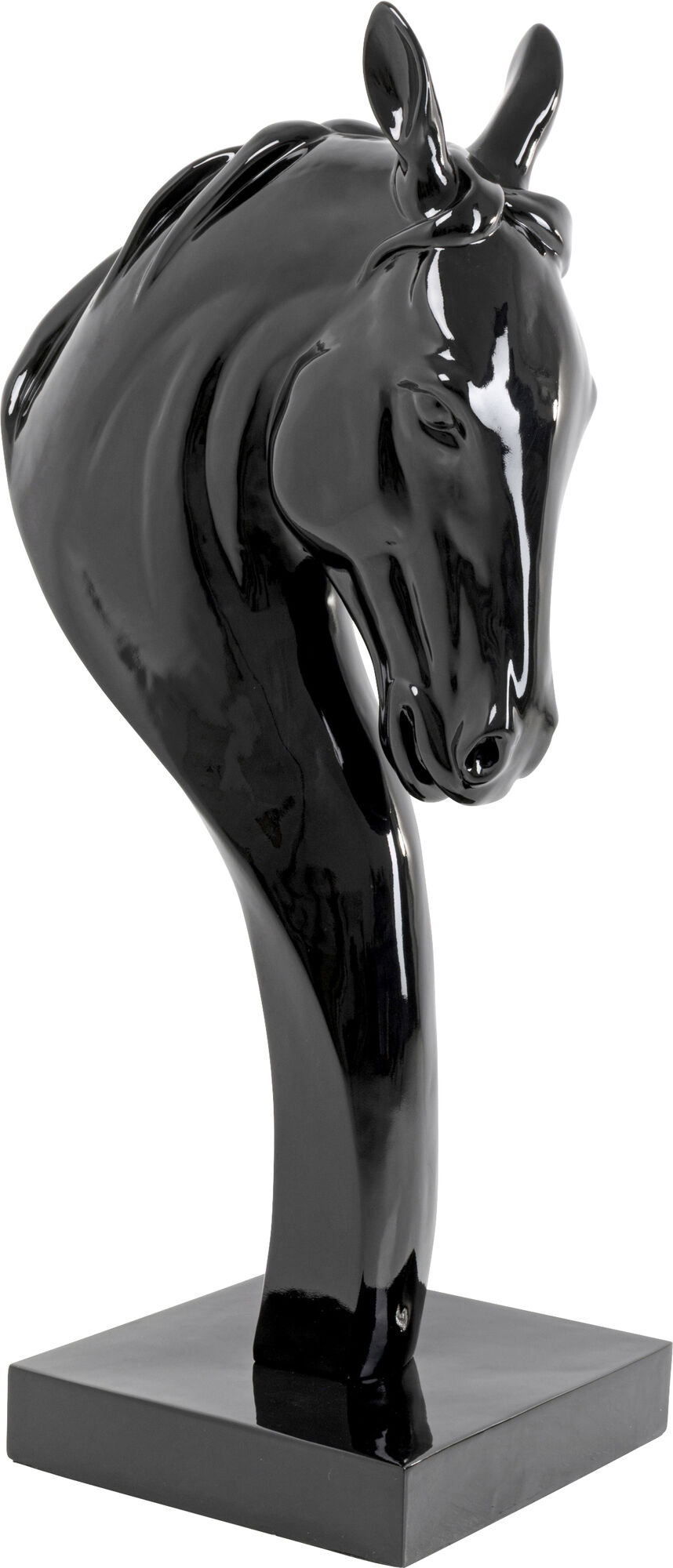 Horse Head koriste-esine, musta, 180 cm – kuva-1.