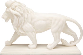 Dekoratyvinė figūrėlė Lion White 31cm – paveikslėlis-1.