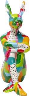 Figurka dekoracyjna Rabbit Gillie Abstract – obraz-1