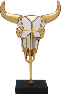 Figurka dekoracyjna Bull Mirror 43cm – obraz-1