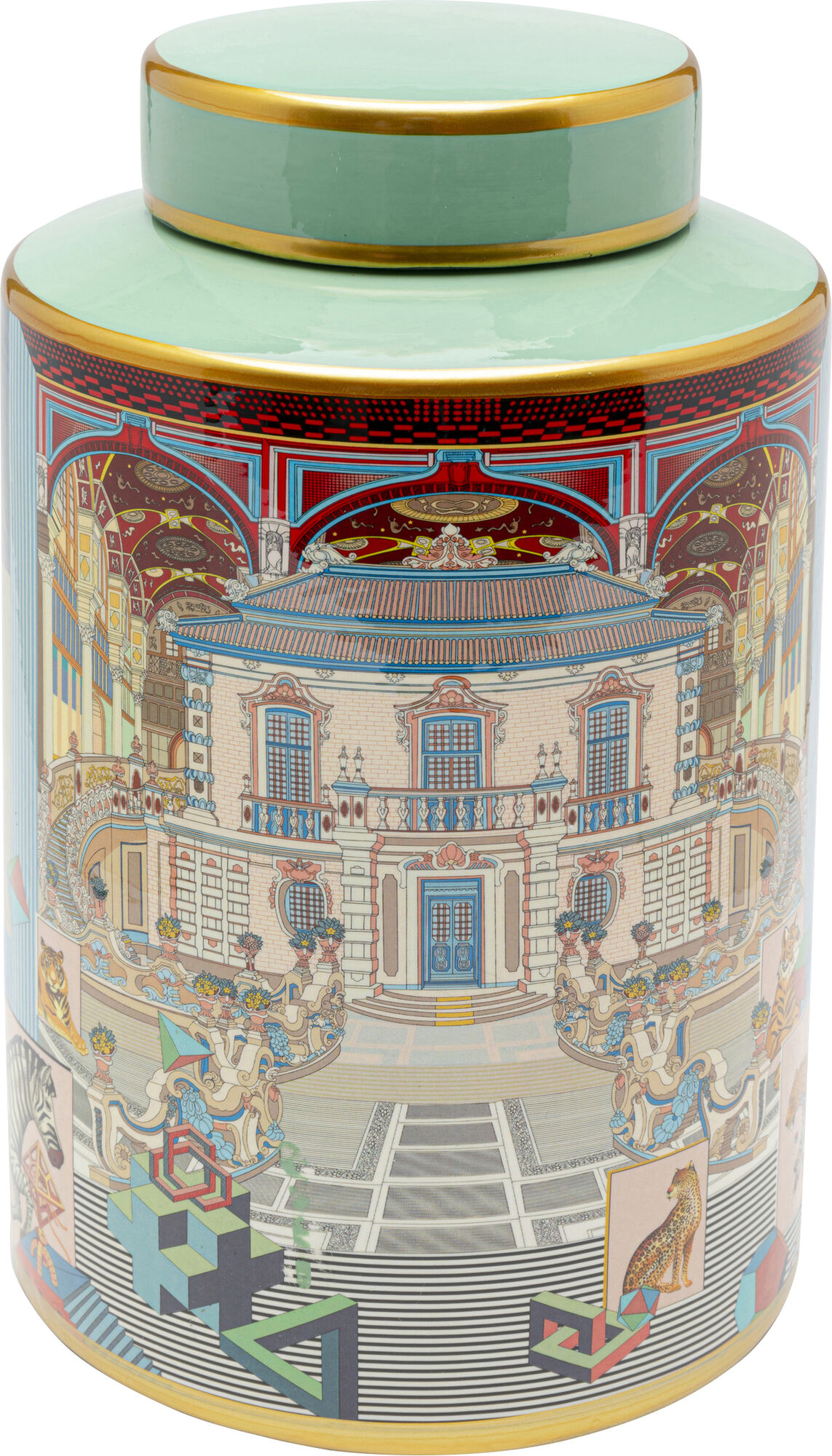 Dekoratyvinis stiklainis Palazzo Ø25cm – paveikslėlis-1.