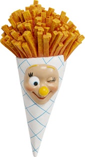 Figurka dekoracyjna worek French Fries 26cm – obraz-1