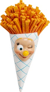 French Fries Bag Dekorációs Figura 26cm – kép-1.