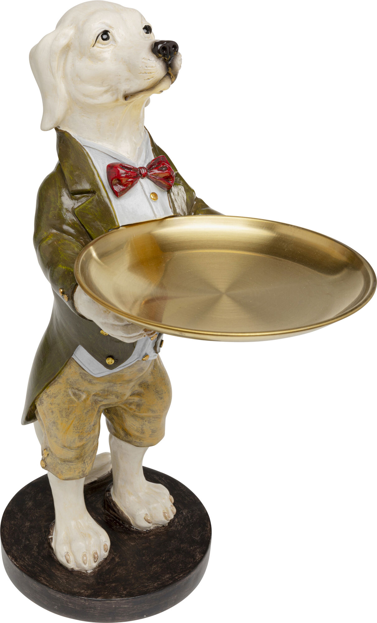 Figurka dekoracyjna Gentleman Dog Tray 43cm – obraz-1