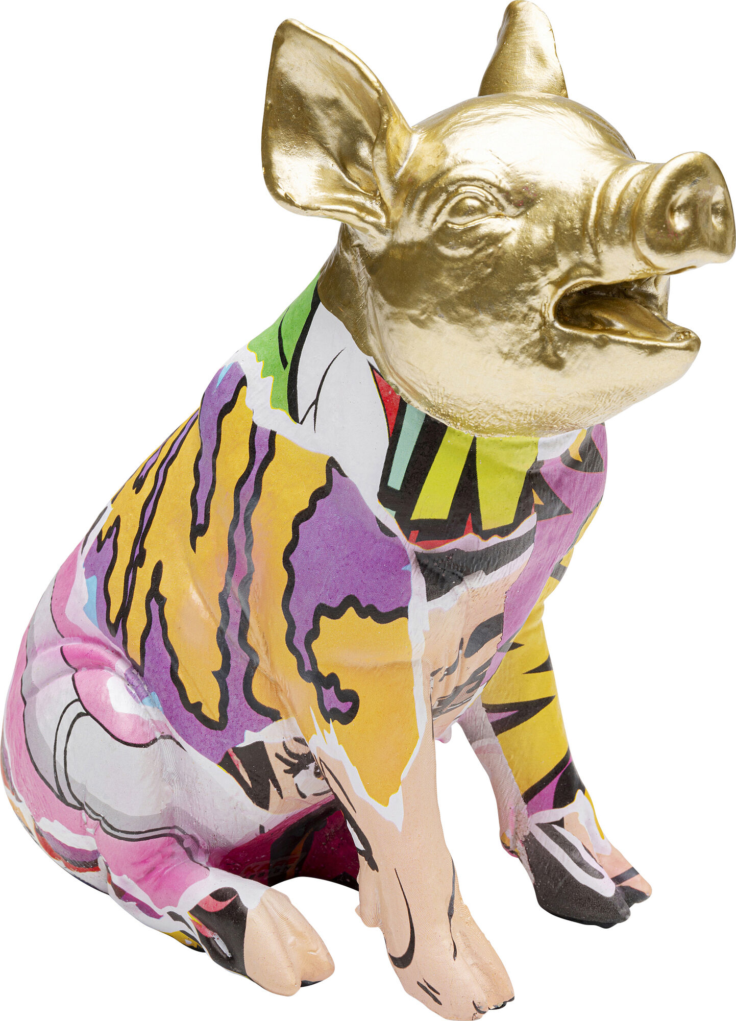 Figurka dekoracyjna Graffiti Pig 20cm – obraz-1