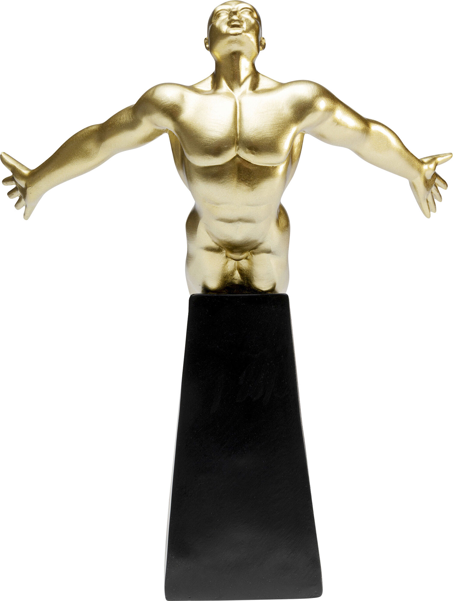 Figurka dekoracyjna Jumper złota 37cm – obraz-1