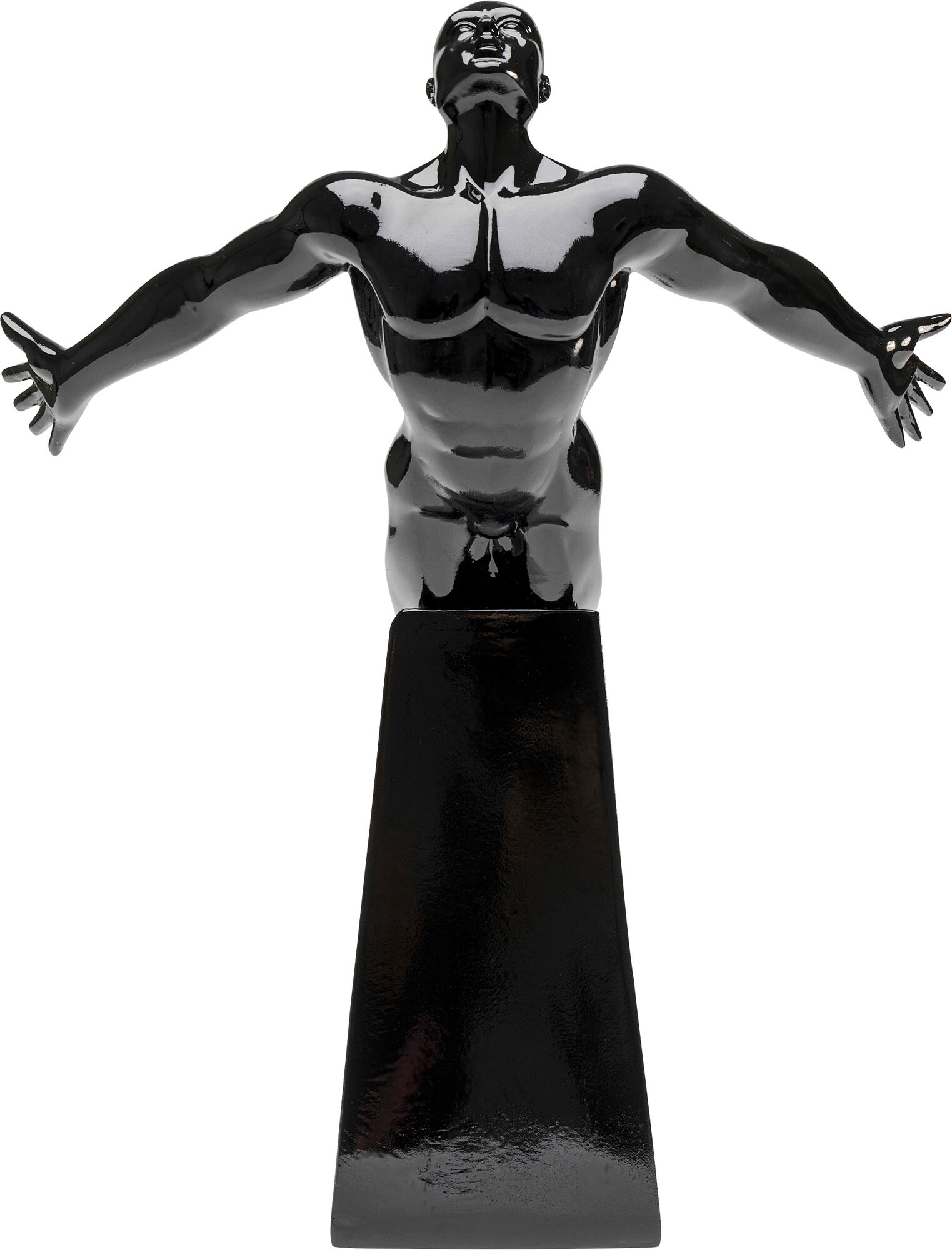 Figurka dekoracyjna Jumper czarna 37cm – obraz-1