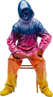 Rainbow Street Art Boy Dekorációs Figura 36cm – kép-1.