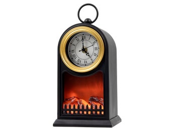 Деко камина с часовник 25 см – изображение-1