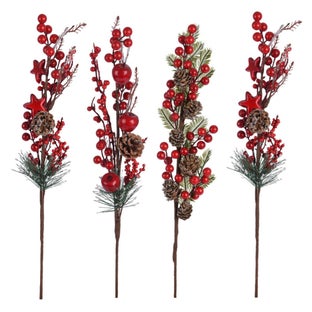 Деко коледна клонка 55 см – изображение-1