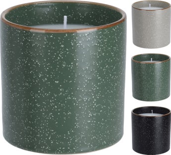 Деко свещ в каменна поставка – изображение-1