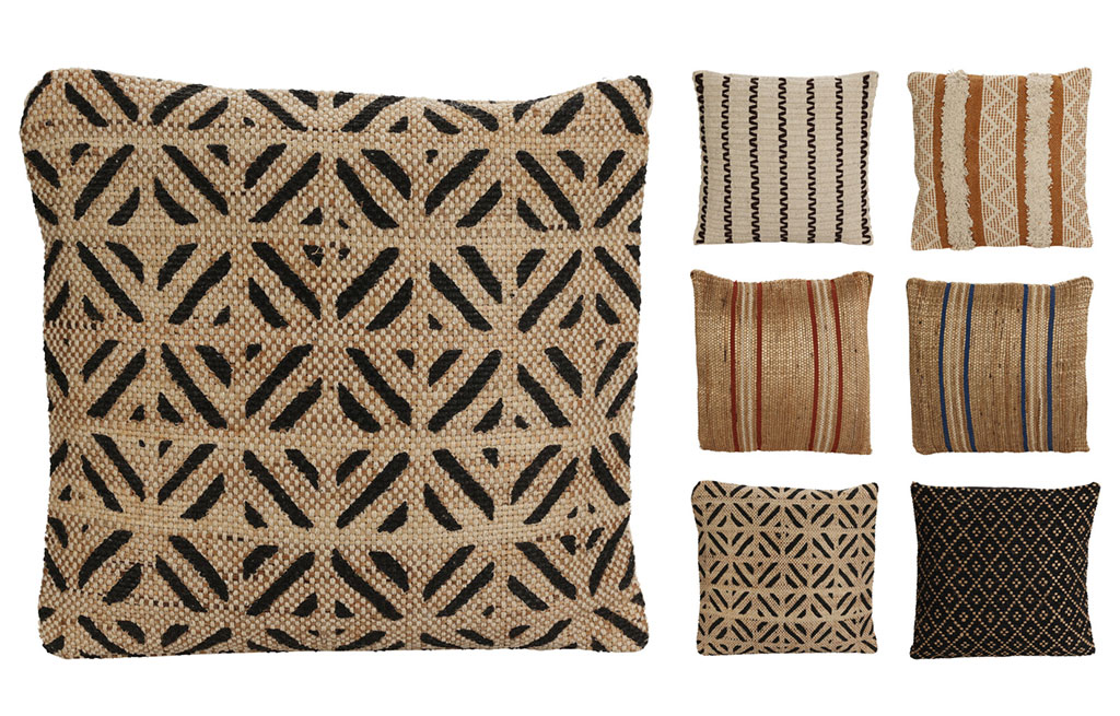 Деко възглавница от юта 45х45 см – изображение-1