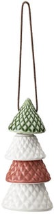 Dekoracja choinkowa porcelanowa Ø8x15 cm – obraz-1