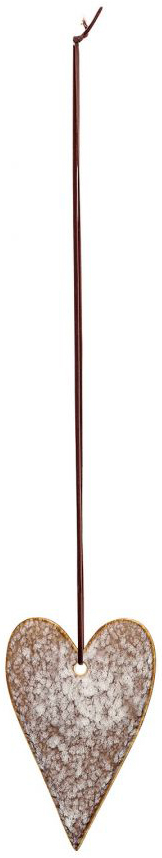 Dekoracja choinkowa serce 10x16 cm – obraz-1