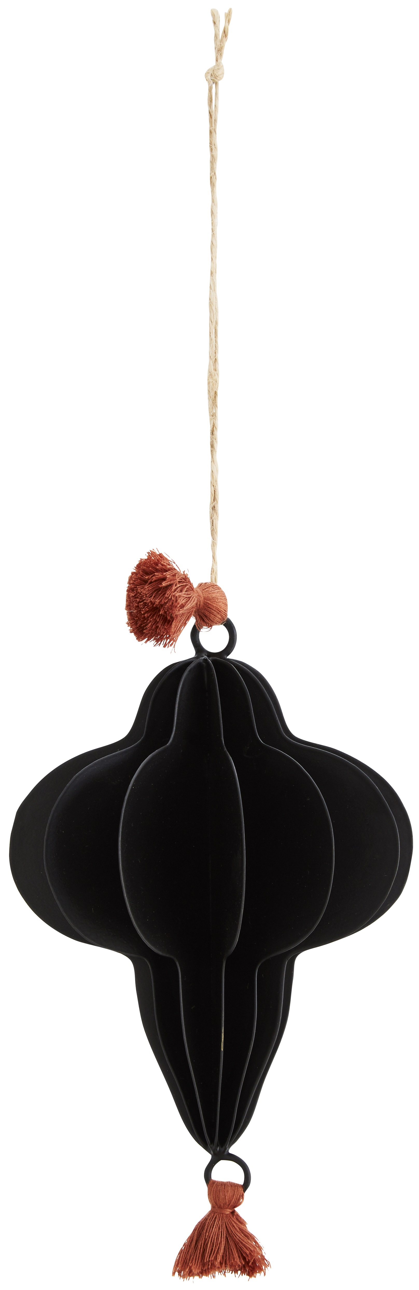 Dekoracja choinkowa Etay 16 cm czarna – obraz-1