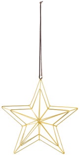 Dekoracja choinkowa Gold Star 30x30 cm – obraz-1