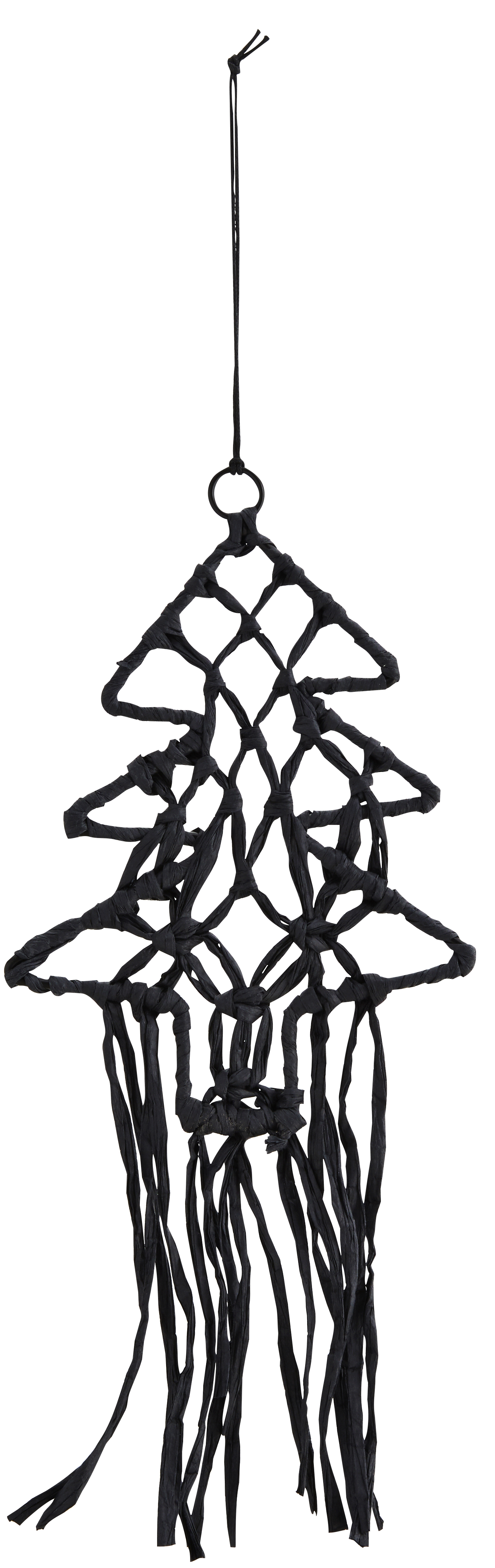 Dekoracja choinkowa Xmas Time 15x31 cm czarna – obraz-1