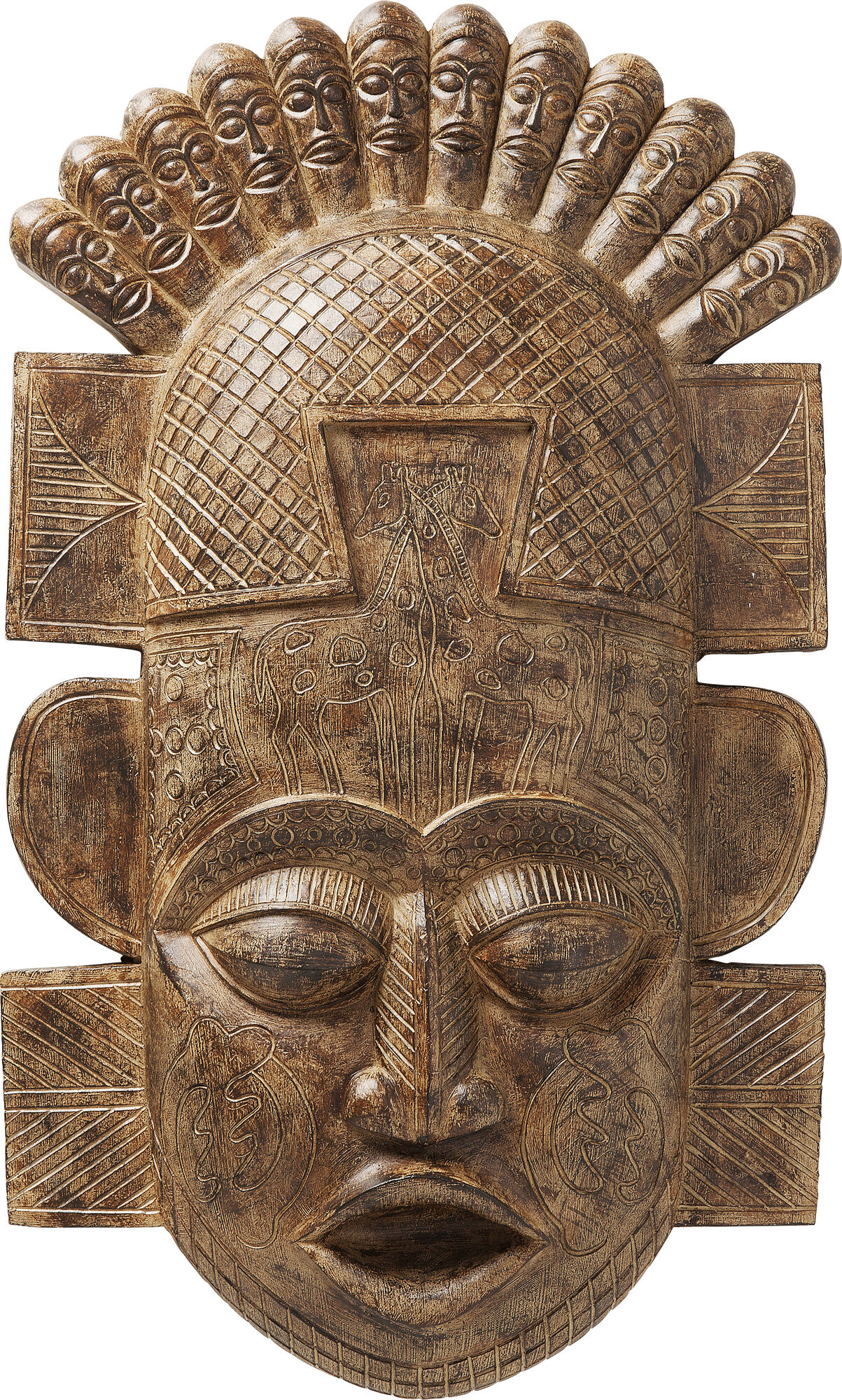 Dekoracja ścienna African Mask 44x90 cm – obraz-1