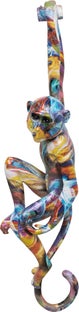 Deco pared Hanging Ape Colorful 67cm – Imagen-1.