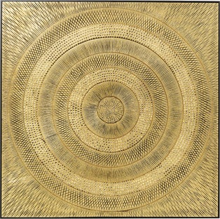 Art Circle Gold taulu 120x120cm – kuva-1.