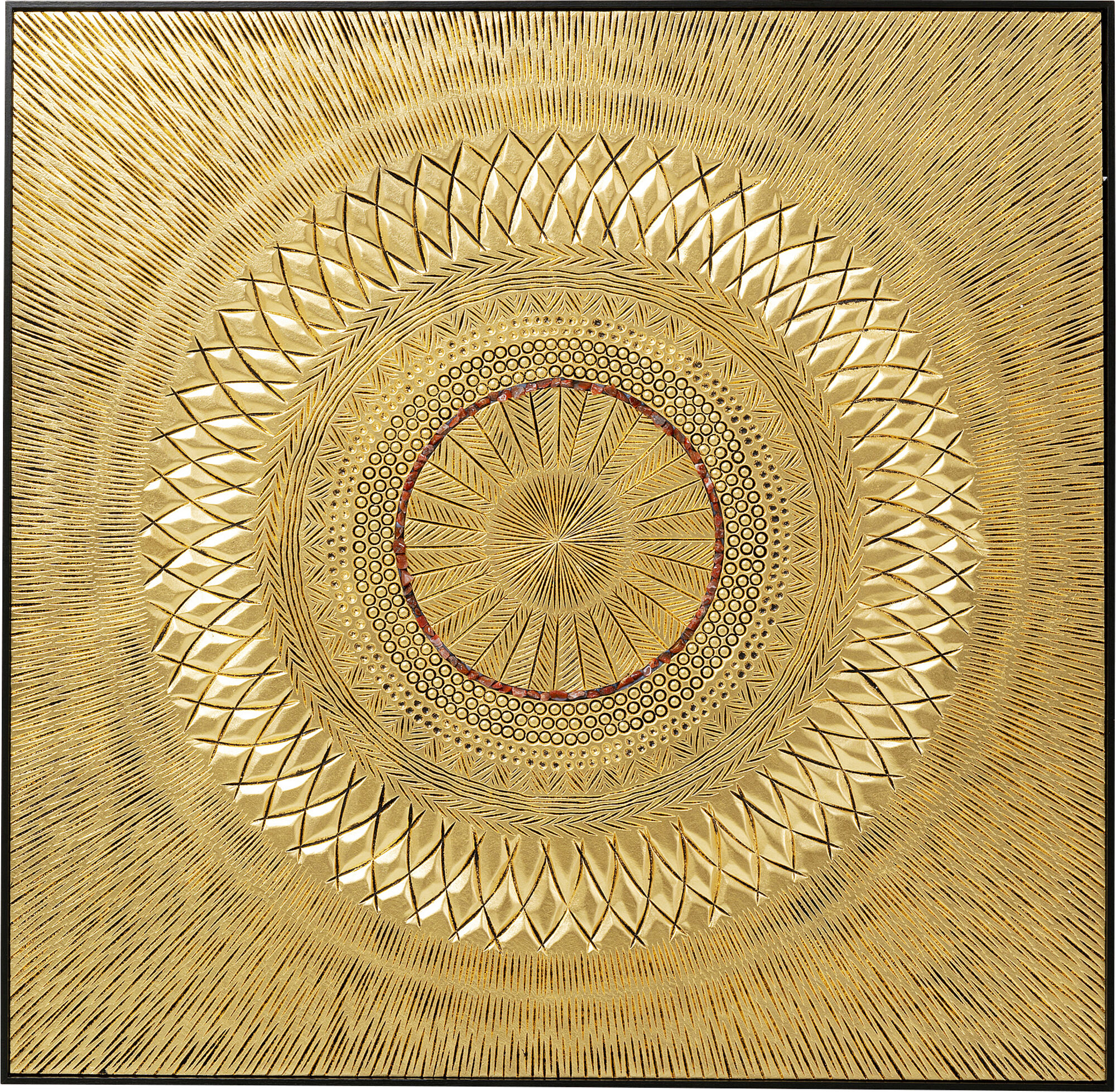 Slika Art Geometric Circle Gold – slika-1.