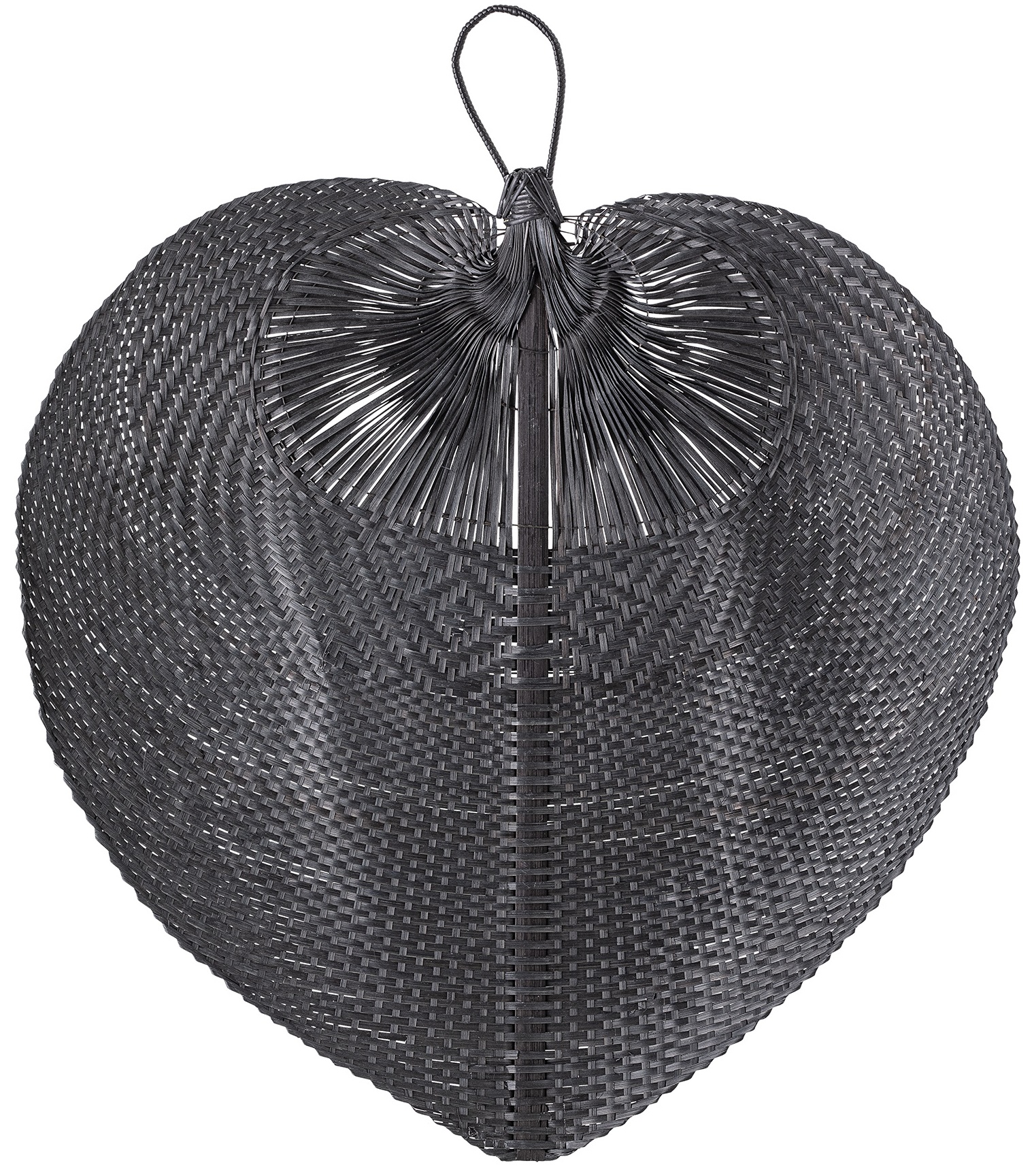 Dekoracja ścienna Bamboo Heart 65x70 cm czarna – obraz-1
