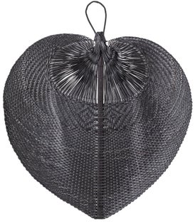 Dekoracja ścienna Bamboo Heart 65x70 cm czarna – obraz-1