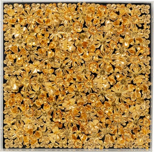 Zidni ukras Gold Flower 80x80cm – slika-1.