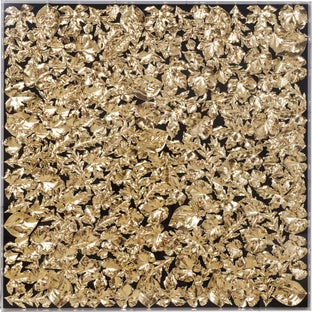 Bilde Gull Leaf 3D i Dyp Plexiramme 120x120cm – bilde-1.