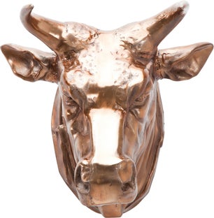 Kare dekor Head buffalo kobber – bilde-1.
