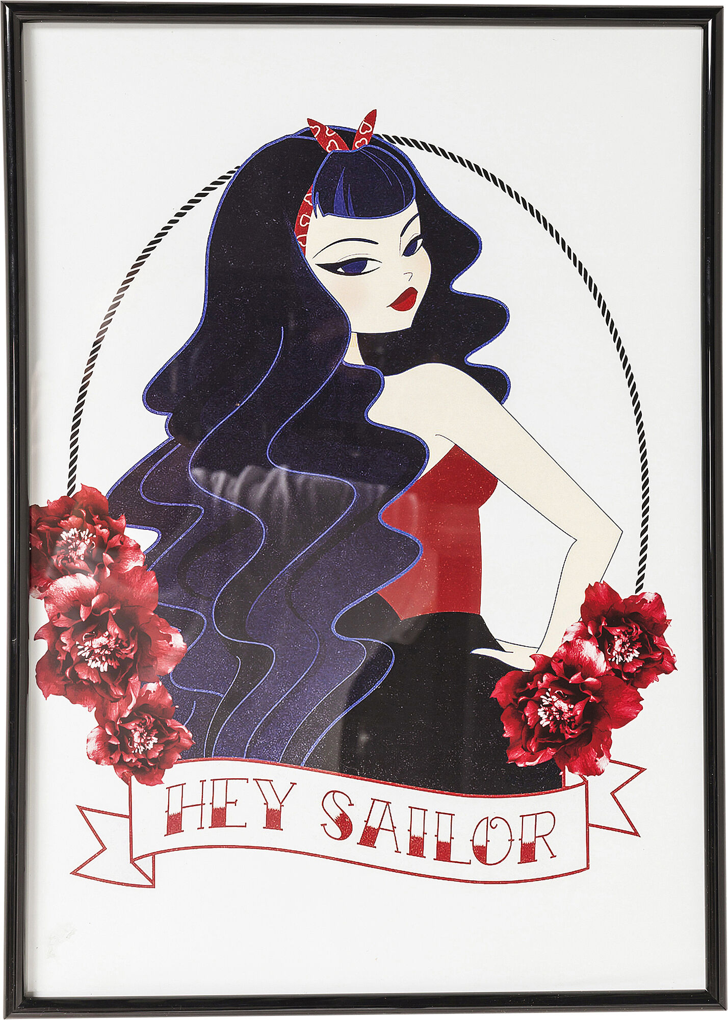 Dekoracja ścienna Hey Sailor 30x42 cm kolorowa – grafika-1.