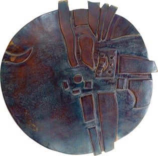 Sienos dekoracija Kala Antique Anthracite Ø45cm – paveikslėlis-1.