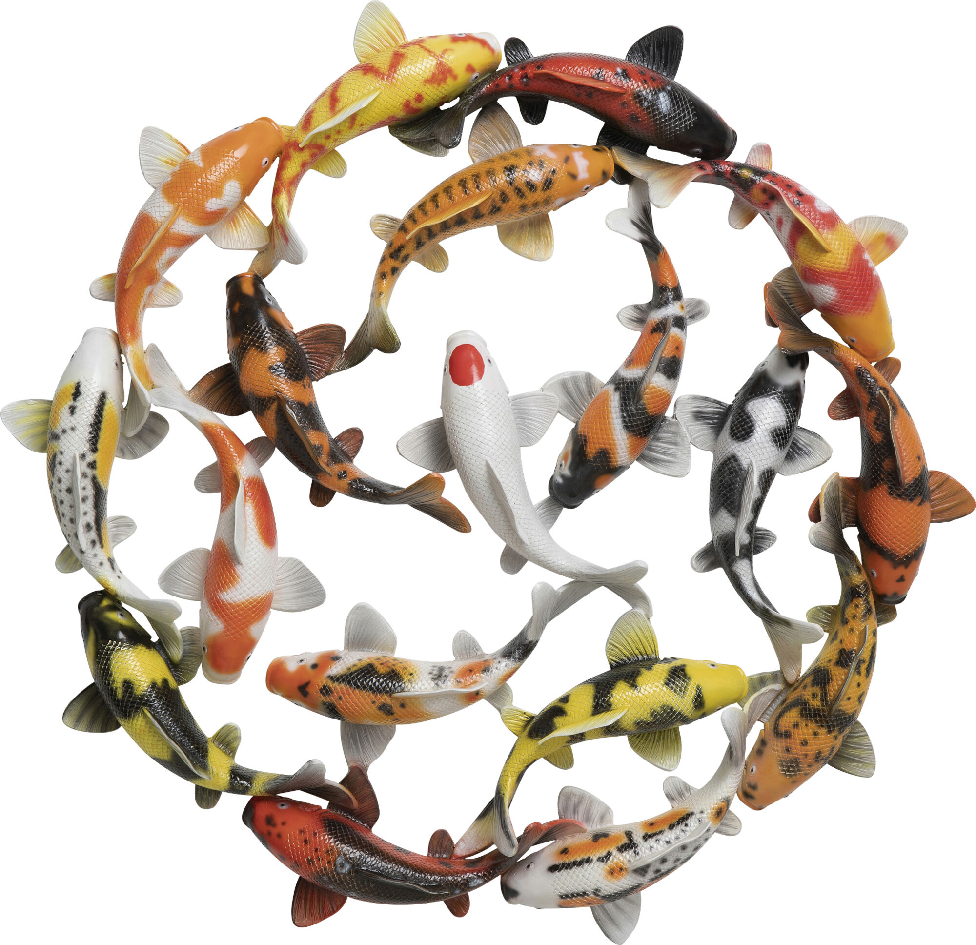 Deco pared School of Koi Colore Ø102cm – Imagen-1.