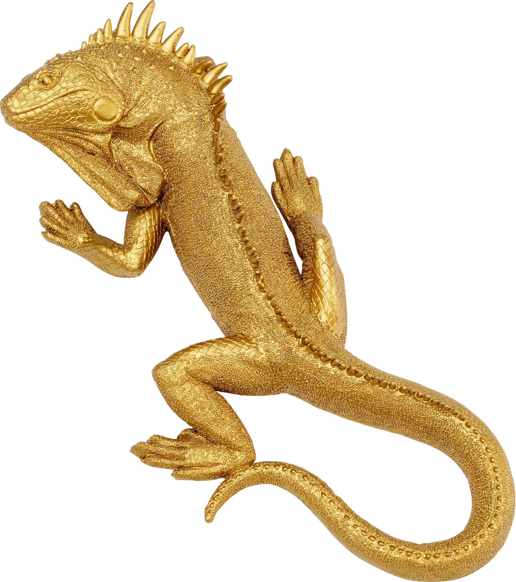 Väggdekor Lizard - Guld, 45cm – bild-1.