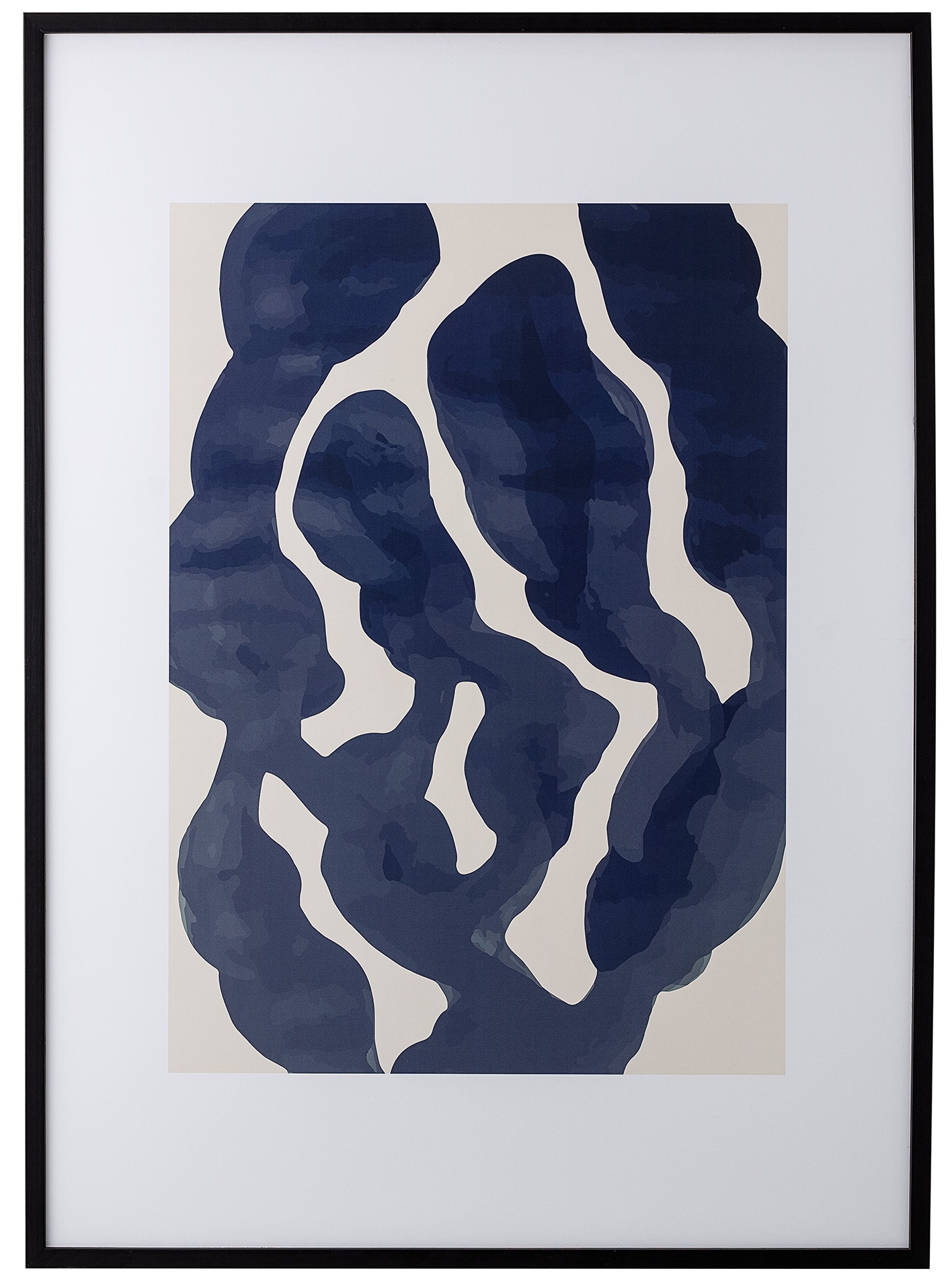 Dekoracja ścienna Lozata 52x72 cm czarno-biała – obraz-1