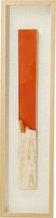 Dekoracja ścienna Match Orange 30x120 cm pomarańczowa – obraz-1