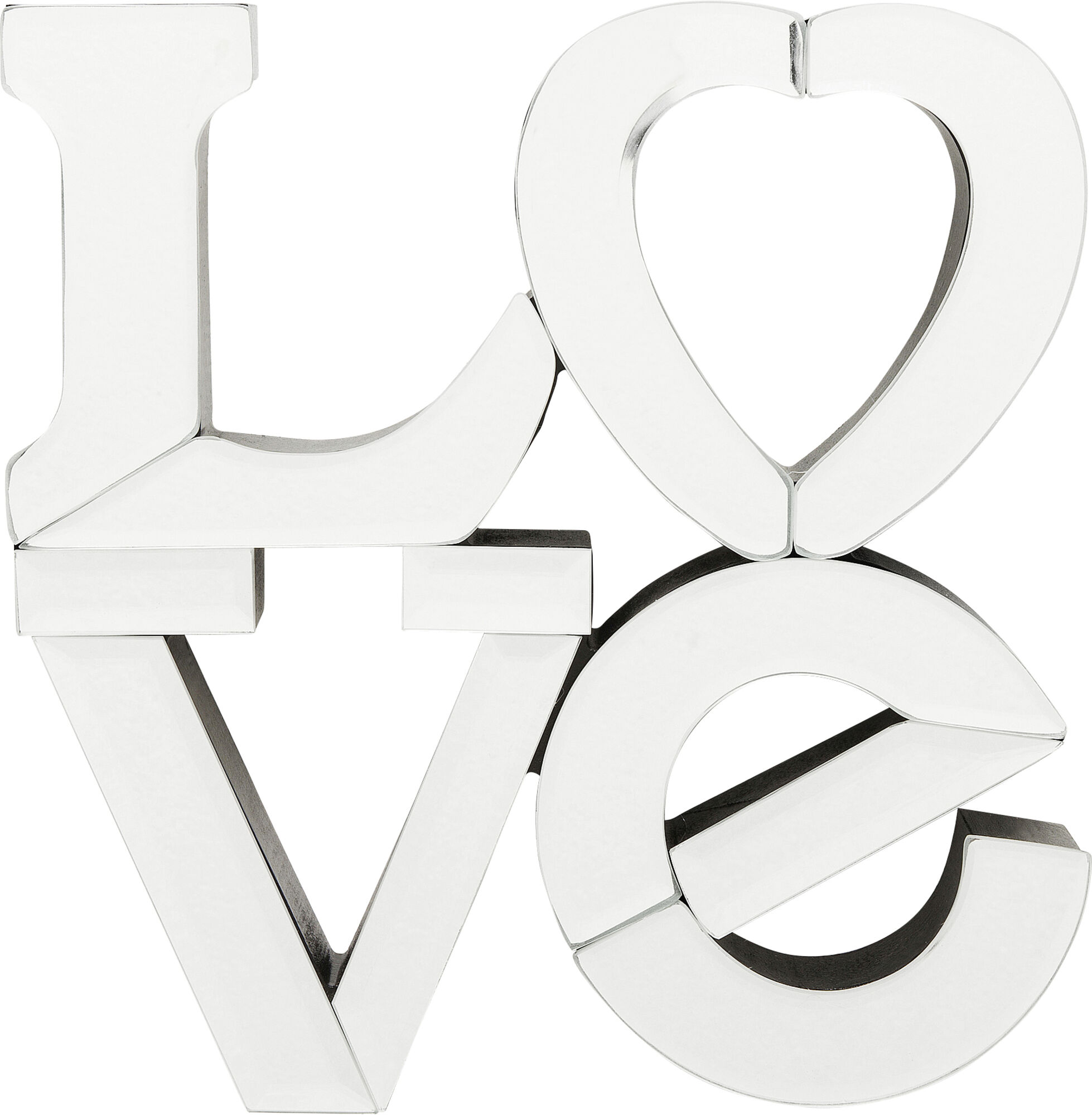 Dekoracja ścienna Mirror Love Small 25x26 cm – obraz-1