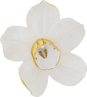 Väggdekoration Orchid Vit 44cm – bild-1.