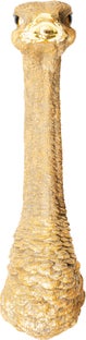 Väggdekor Ostrich - Dekorativ Skulptur Guld, 72cm – bild-1.