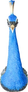 Dekoracja wisząca paw niebieska 16x68 cm – obraz-1