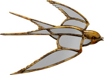 Väggdekor Swallow - Spegel Svala, 31cm – bild-1.