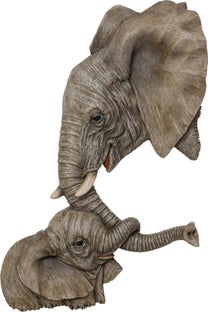 Väggdekor Elephants Love - Elefanter, 77x60cm – bild-1.