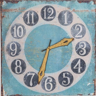 Dekoracja ścienna Time is Colorful 161x161 cm kolorowa – obraz-1