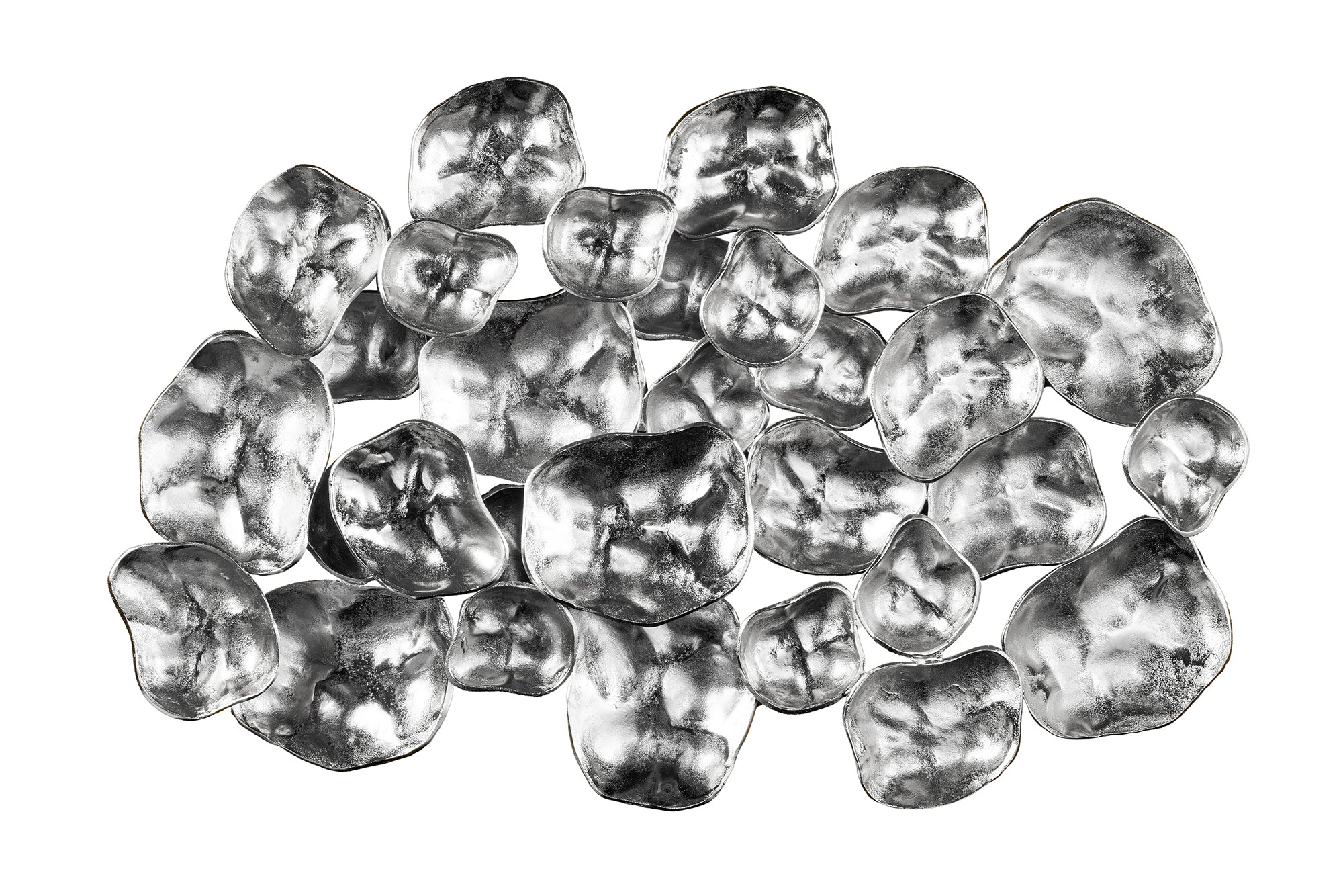 Dekoracja ścienna VARIATION 100cm srebrna ręcznie robiona – grafika-1.