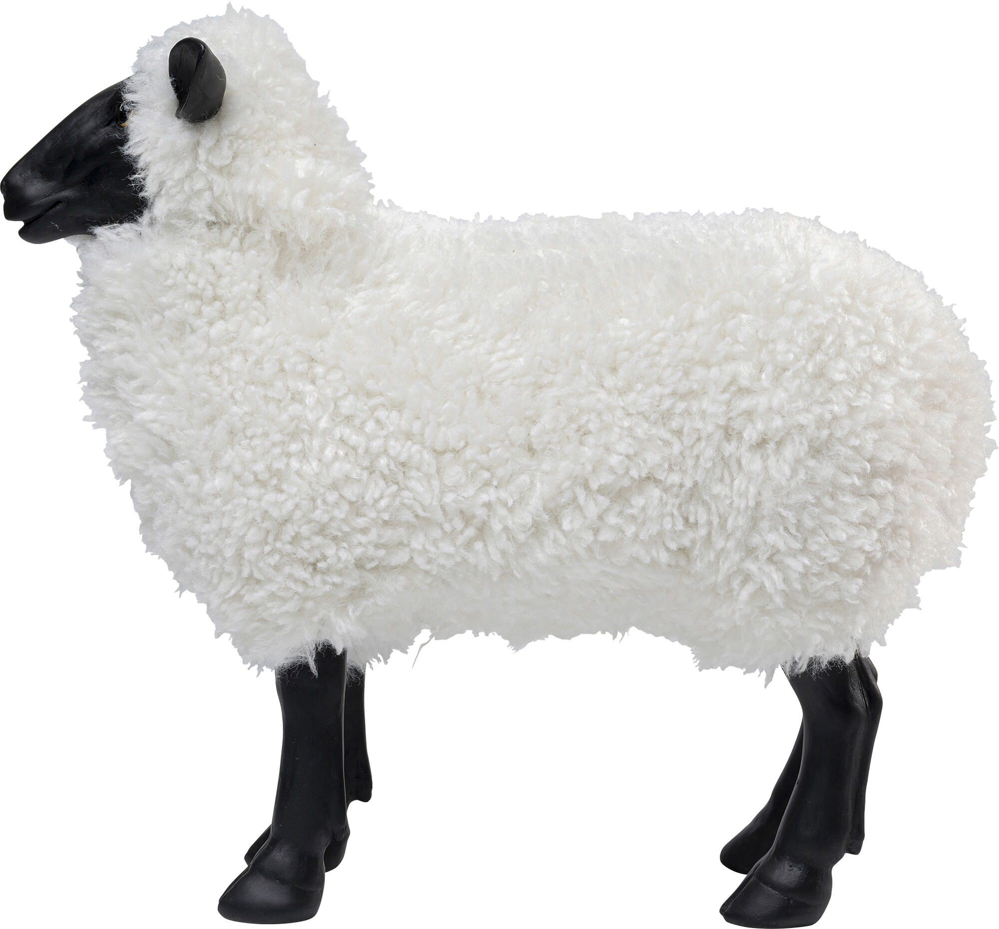 Dekoracja stojąca Bathilde 49x54 cm czarno-biała – grafika-1.