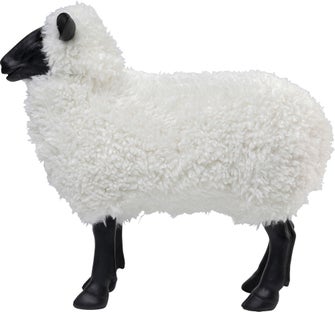 Dekorativt får, hvid – billede-1.