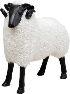 Fehér Bathilde Kos Dekorációs Figura 79cm – kép-1.